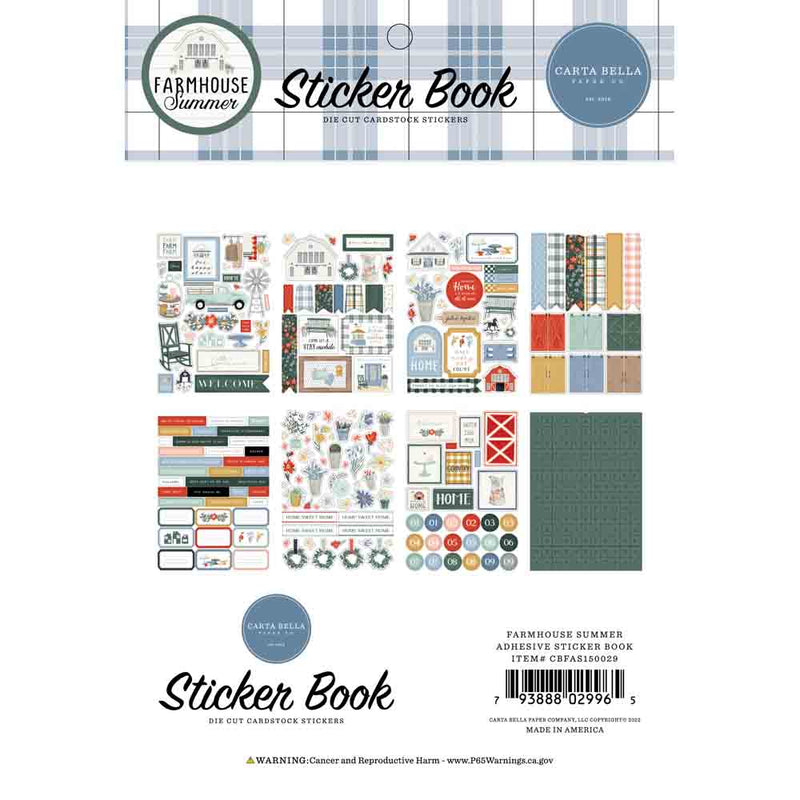 Farmhouse Summer Sticker Book - Carta Bella