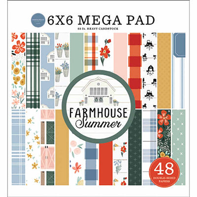 Farmhouse Summer Cardmakers 6" x 6" Mega Pad - Carta Bella