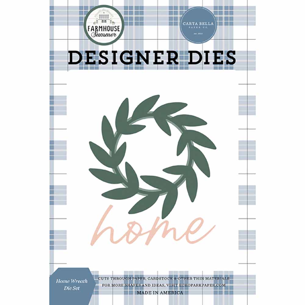 Home Wreath Die Set-Farmhouse Summer-Carta Bella