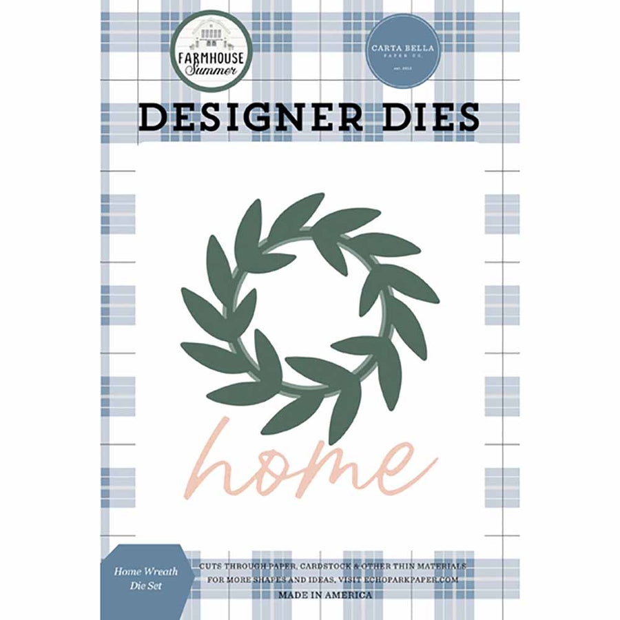 Home Wreath Die Set-Farmhouse Summer-Carta Bella