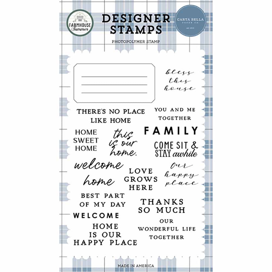 Bless This House Stamp Set-Farmhouse Summer-Carta Bella