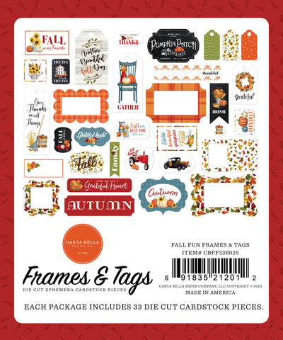 Fall Fun Frames & Tags - Carta Bella