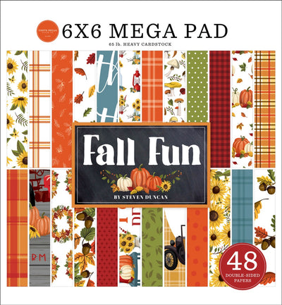 Fall Fun Cardmakers 6X6 Mega Pad - Carta Bela