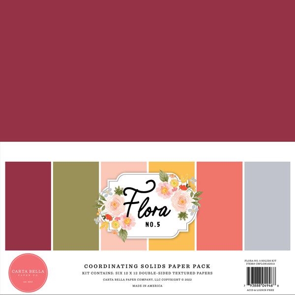 Flora No. 5 Solids Kit - Carta Bella