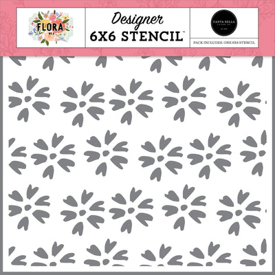 Prettiest Picks Stencil, 6x6 - Flora No. 6 - Carta Bella Paper