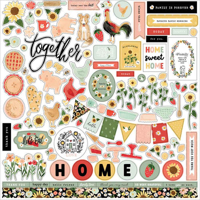 Homemade Element Stickers - Carta Bella - Clearance