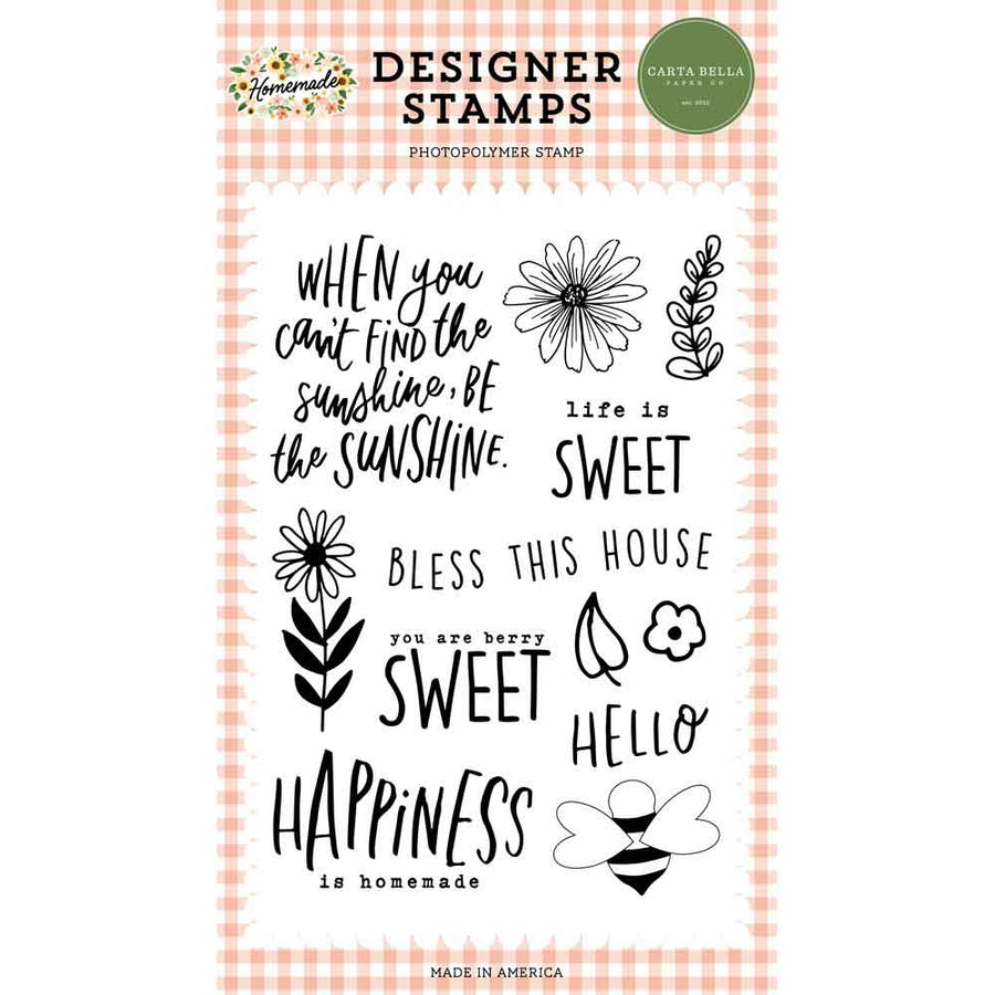 Be The Sunshine Stamp Set - Homemade - Carta Bella