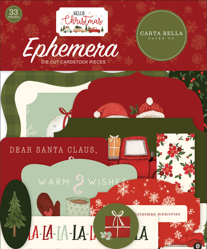 Hello Christmas Ephemera - Carta Bella