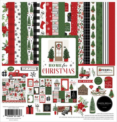 Home For Christmas Collection Kit - Carta Bella