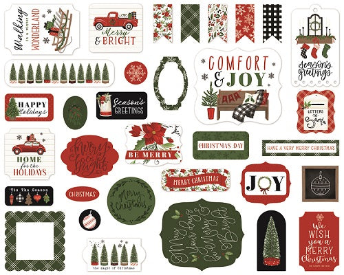 Home For Christmas Ephemera - Carta Bella