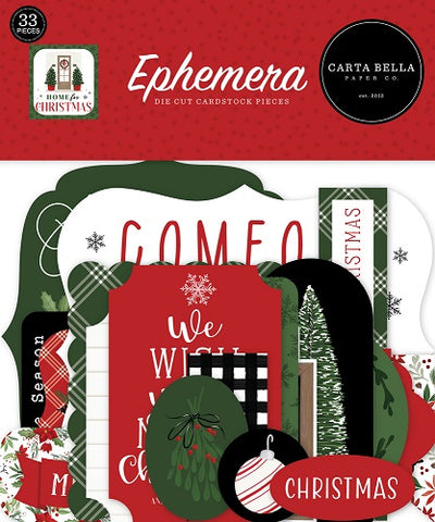 Home For Christmas Ephemera - Carta Bella