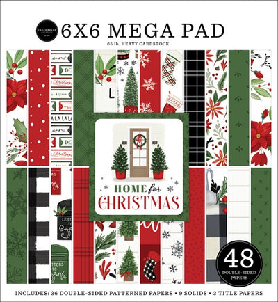 Home For Christmas Cardmakers 6" x 6" Mega Pad - Carta Bella