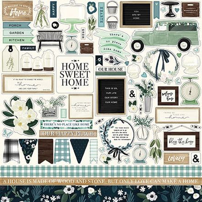 Home Again Element Stickers - Carta Bella