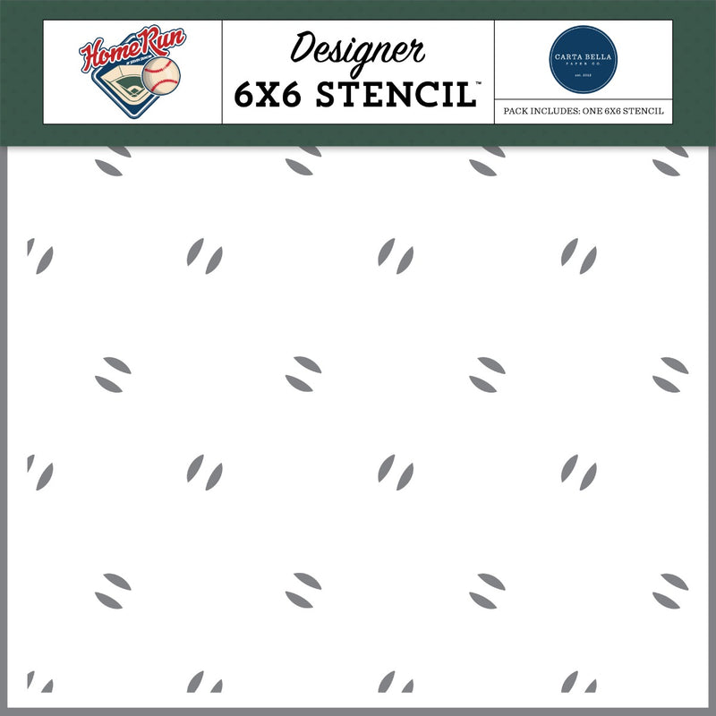 Take Me Out Stencil, 6x6 - Home Run Collection - Echo Park