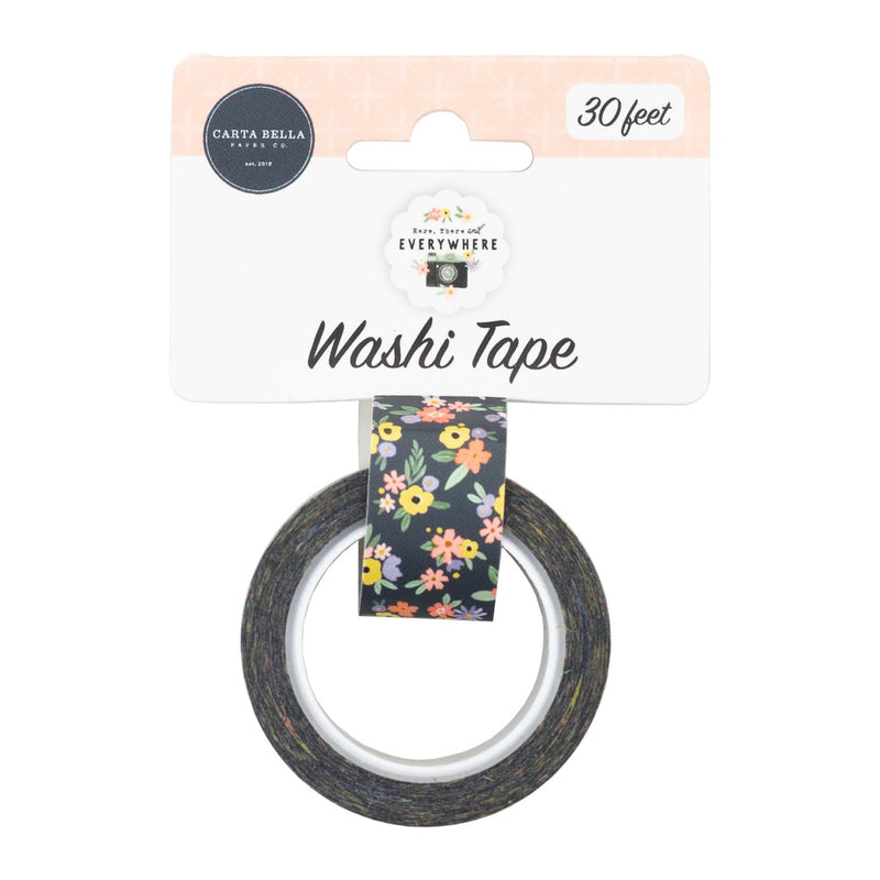 Thanks A Bunch Washi Tape, 30ft - Here, There, and Everywhere - Carta Bella Paper