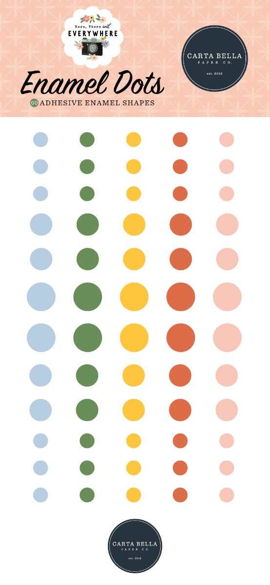 Enamel Dots - Here, There, And Everywhere - Carta Bella Paper