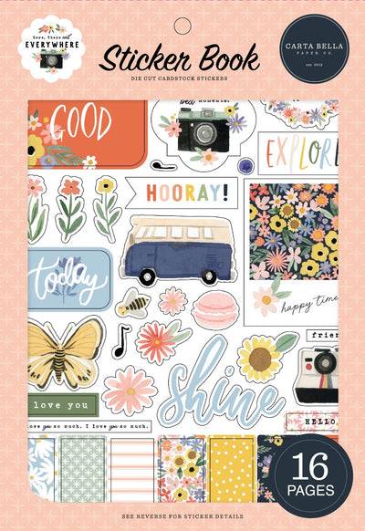 Sticker Book - Here, There, And Everywhere - Carta Bella Paper