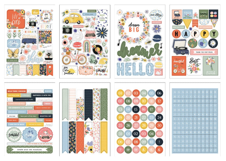 Sticker Book - Here, There, And Everywhere - Carta Bella Paper