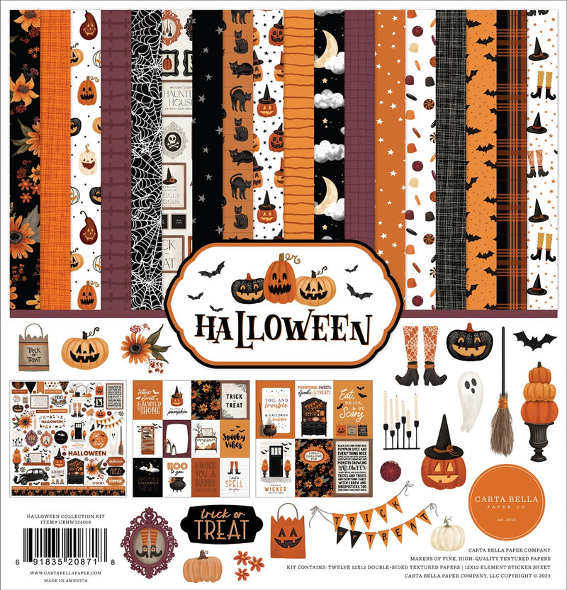 Halloween 12" x 12" Collection Kit- Carta Bella
