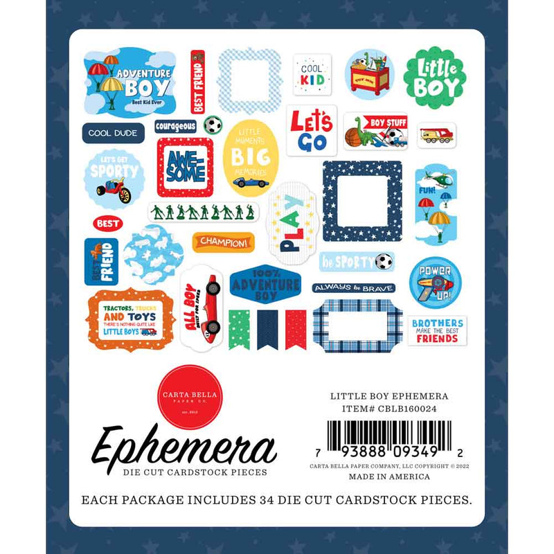 Little Boy Ephemera - Steve Duncan - Carta Bella