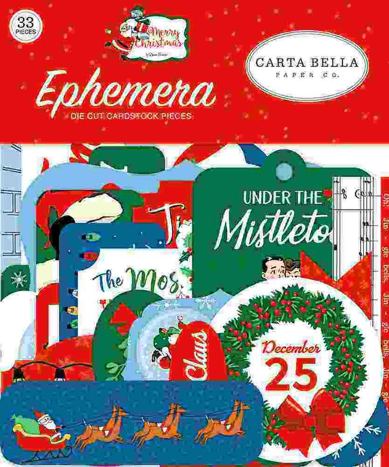 Merry Christmas Ephemera - Carta Bella