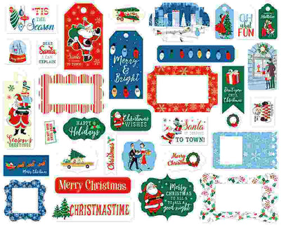 Merry Christmas Frames & Tags - Carta Bella