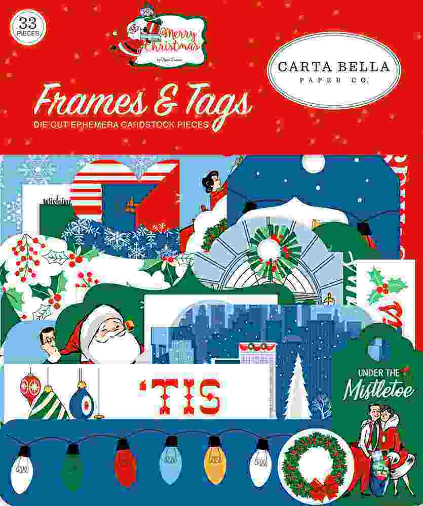 Merry Christmas Frames & Tags - Carta Bella