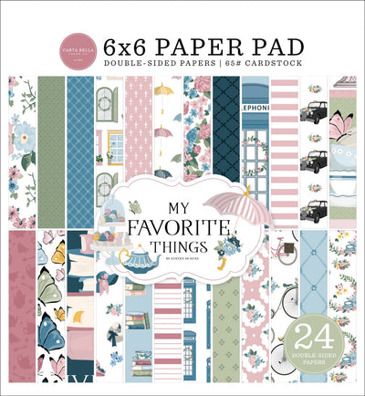 Paper Pad, 6x6 -  My Favorite Things - Carta Bella Paper
