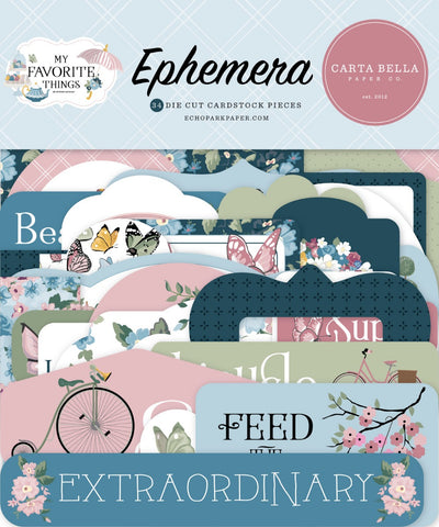 Ephemera -  My Favorite Things - Carta Bella Paper