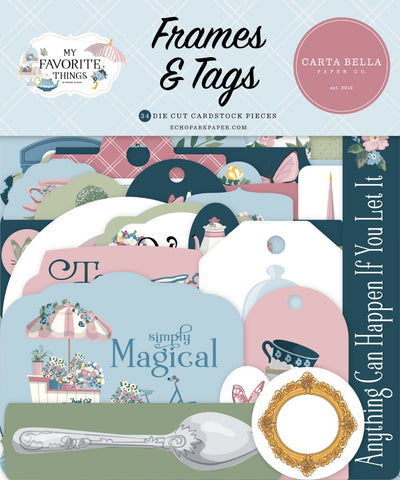 Frames And Tags Ephemera -  My Favorite Things - Carta Bella Paper