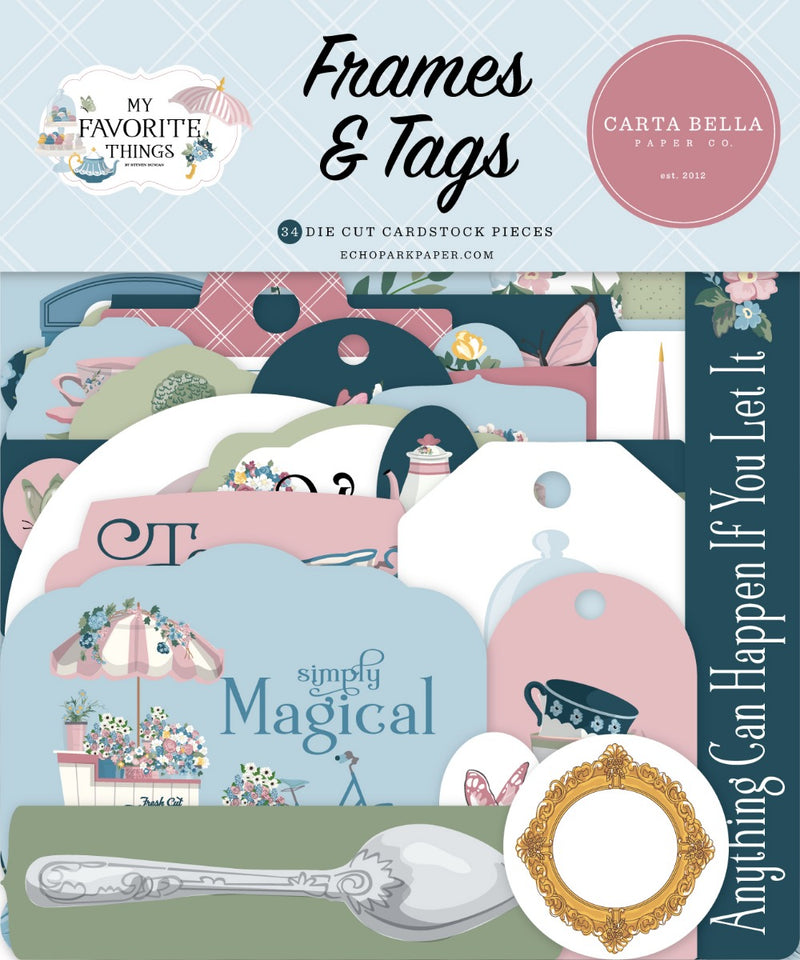 Frames And Tags Ephemera -  My Favorite Things - Carta Bella Paper