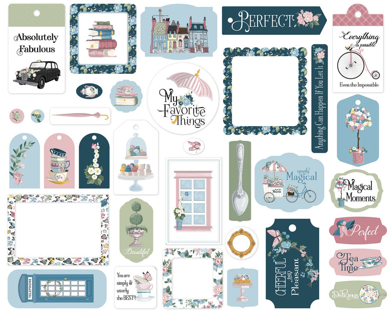 Frames And Tags Ephemera -  My Favorite Things - Carta Bella Paper