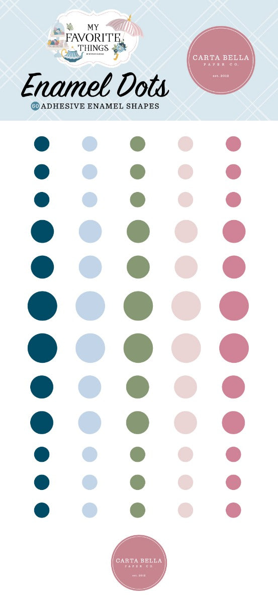 Enamel Dots -  My Favorite Things - Carta Bella Paper