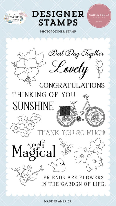 Best Day Together Stamp Set -  My Favorite Things - Carta Bella Paper