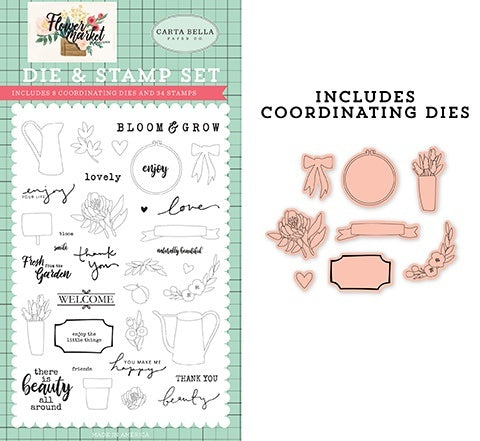 Beauty All Around Die & Stamp Set