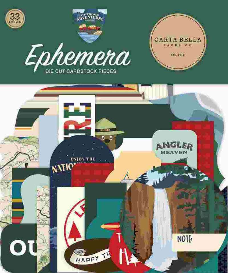 Outdoor Adventures Ephemera - Carta Bella*