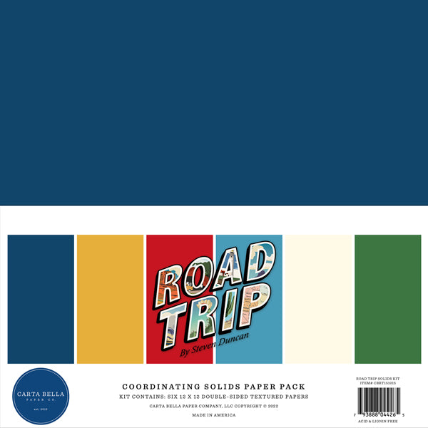 Road Trip Solids Kit - Carta Bella