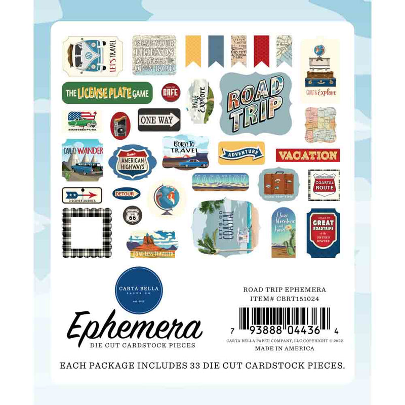 Road Trip Ephemera - Carta Bella