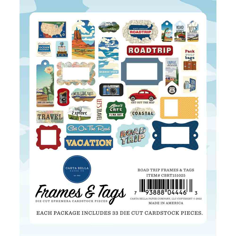 Road Trip Frames & Tags - Carta Bella