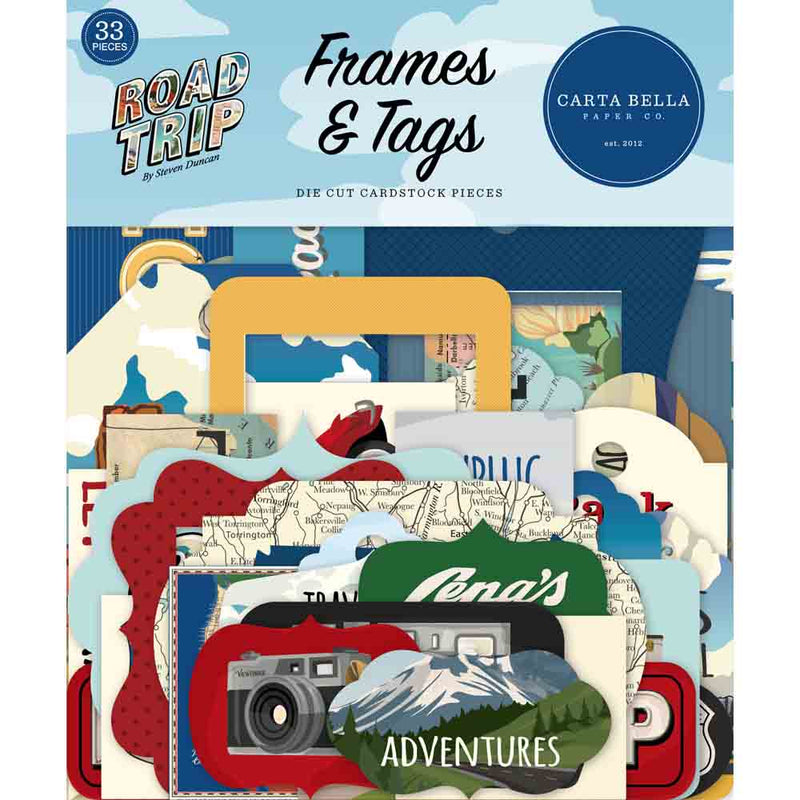 Road Trip Frames & Tags - Carta Bella