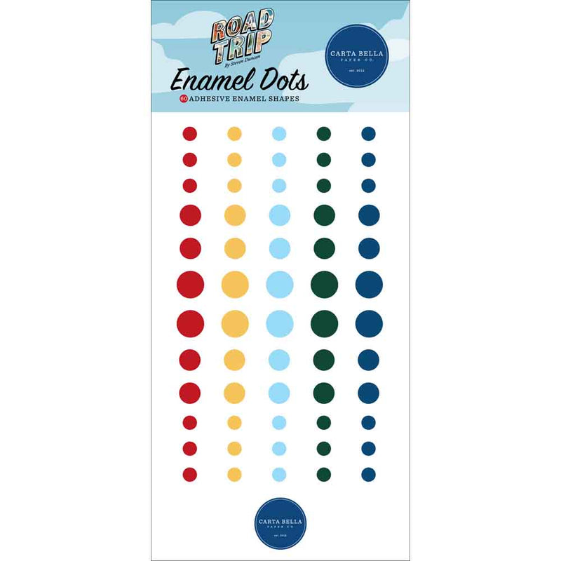 Road Trip Enamel Dots - Carta Bella