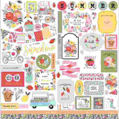 Summer Element Stickers - Carta Bella