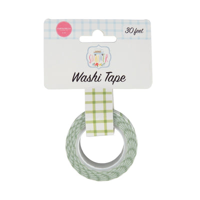 Sunshine Plaid Washi Tape - Summertime - Carta Bella - Clearance