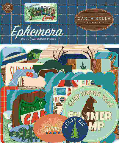 Summer Camp Ephemera - Carta Bella - Clearance