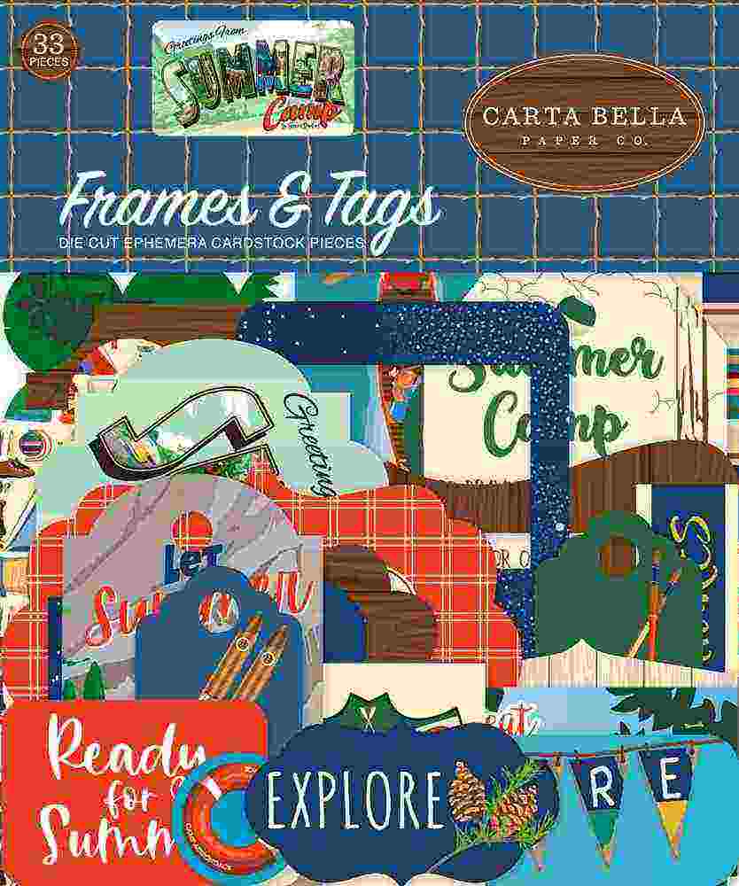 Summer Camp Frames & Tags-Carta Bella