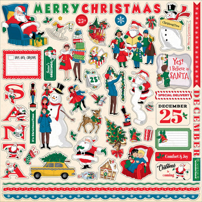 Season's Greetings Element Sticker - Carta Bella