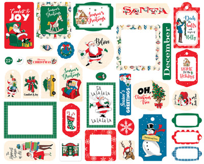 Season's Greetings Frames & Tags - Carta Bella