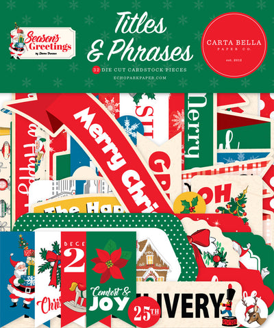 Season's Greetings Titles & Phrases - Carta Bella