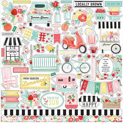 Summer Market Element Sticker - Carta Bella*