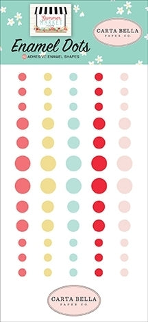 Summer Market Enamel Dots - Carta Bella - Clearance